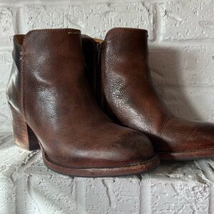 BED|STU Rich Brown Leather Boots